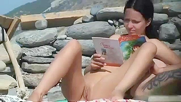 A Voyeuristically Captured, Sizzling Hot, Pussy At The Beach