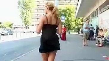 Voyeur's Hot Video Of Free Amateur Street Pussy. Sexy Milf!