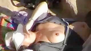 Beach Hidden Spy Cam Video Amateur Couple Fucking