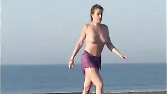 Hot Milf Getting Filmed while Fucking on a Public Beach Hot Milf Getting Filmed while Fucking on a Public Beach