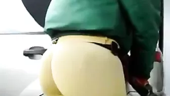 Argentinian Girl's Great Ass Outfit Shines Through Tight Pants