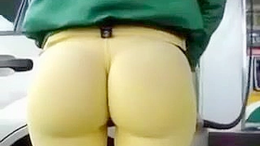 Argentinian Girl's Great Ass Outfit Shines Through Tight Pants