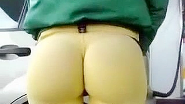 Argentinian Girl's Great Ass Outfit Shines Through Tight Pants
