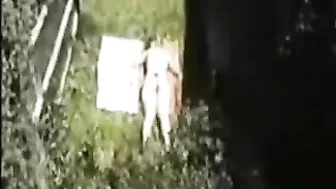 Scandalous! Peeping Woman Sunbathing Topless On Spycam