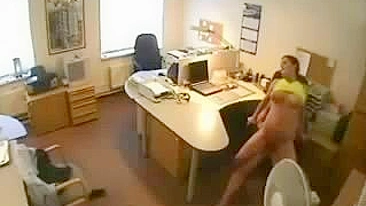 Fucking In Office With Big Boobs Girl - Hidden Camera