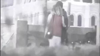 Voyeur Spy Camera Interracial Couple Fucking in Public Park