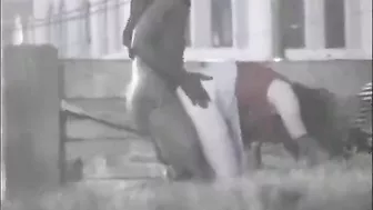 Voyeur Spy Camera Interracial Couple Fucking in Public Park