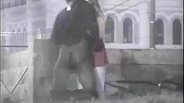 Voyeur Spy Camera Interracial Couple Fucking in Public Park