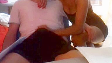 Hidden Web Cam Girl Performs Handjob To Boyfriend Video