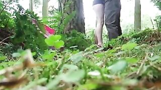 First Time Fucking In The Forest On Voyeur Cam Tape