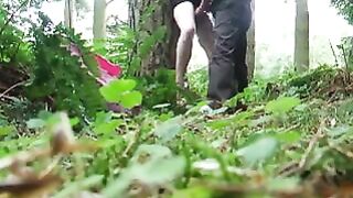 First Time Fucking In The Forest On Voyeur Cam Tape