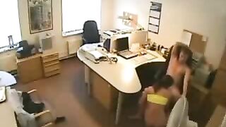 Secretary Fucked By Boss Caught By Spy Cam