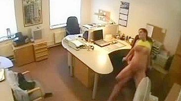 Secretary Fucked By Boss Caught By Spy Cam