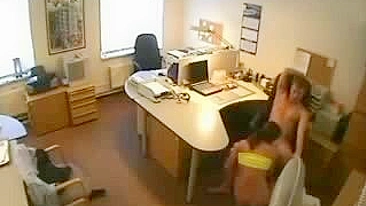 Secretary Fucked By Boss Caught By Spy Cam