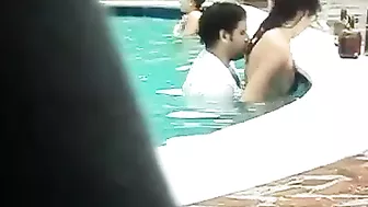 Secret Camera Caught Live Sex In The Pool