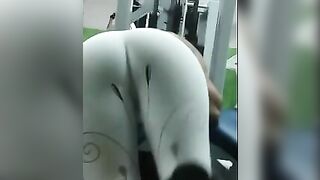 Astonishing, Hot-Bootied, Working Out Ass At The Gym, Candidly Captured!