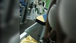 Astonishing, Hot-Bootied, Working Out Ass At The Gym, Candidly Captured!