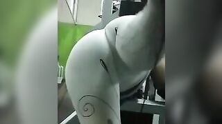 Astonishing, Hot-Bootied, Working Out Ass At The Gym, Candidly Captured!