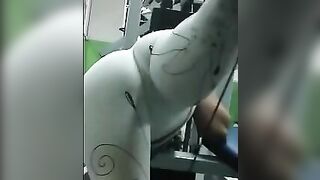 Astonishing, Hot-Bootied, Working Out Ass At The Gym, Candidly Captured!