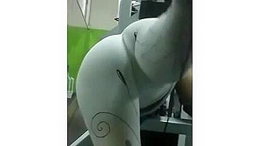 Astonishing, Hot-Bootied, Working Out Ass At The Gym, Candidly Captured!