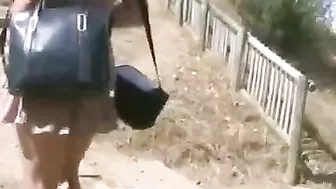 Frivolous, Voyeuristic Husband Films His Sexy French Wife's Upskirt Video