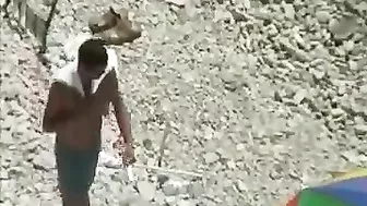 Scandalous Swingers Caught In Steamy Beach Fuckfest; Filthy Voyeur's Delight!