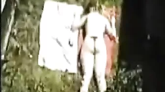 Spying My Neighbors Girlfriend Doing Topless Sunbath