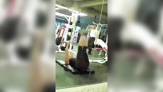 Hot Girl's Tight Pants Exposed At Gym Captured By Secret Camera