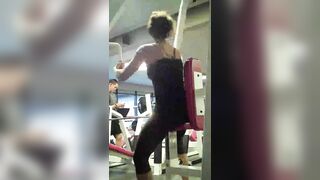 Hot Girl's Tight Pants Exposed At Gym Captured By Secret Camera