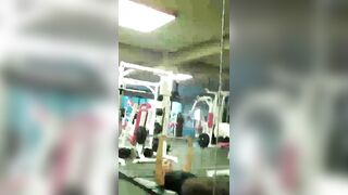 Hot Girl's Tight Pants Exposed At Gym Captured By Secret Camera