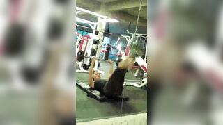 Hot Girl's Tight Pants Exposed At Gym Captured By Secret Camera