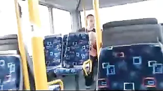 Spying Camera in the Bus Couple Fucking in Public