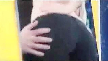 Spying Camera in the Bus Couple Fucking in Public