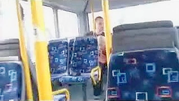 Spying Camera in the Bus Couple Fucking in Public