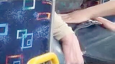 Spying Camera in the Bus Couple Fucking in Public