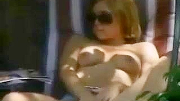 Shocked! Caught My Sexy, Masturbating Neighbor In The Backyard!