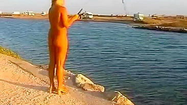 Mom Relishes Her Nudist Inclination, Reveling In Public Nakedness