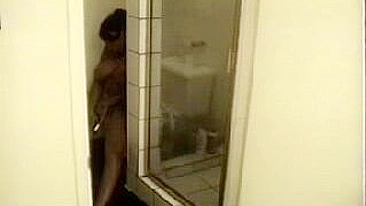 Black Woman Spied During Her Shower