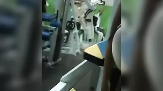 Spying Girl With Big Booty Ass At The Gym