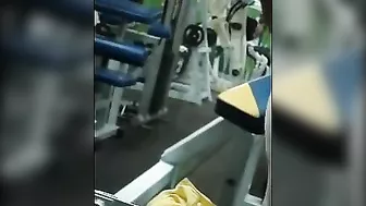 Spying Girl With Big Booty Ass At The Gym