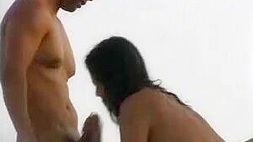 Quickly Jerk Off My Hot Boyfriend On The Sexy Beach