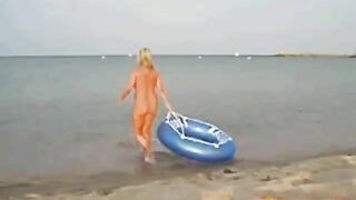 My Exhibitionist Wife Provocatively Displays Her Naked Body In The Car Park