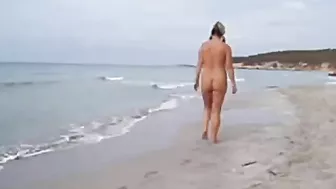 My Exhibitionist Wife Provocatively Displays Her Naked Body In The Car Park