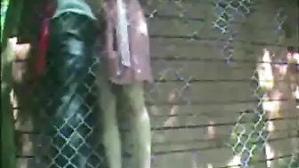 Horny Russian Fuckers Banging Outdoor On Hidden Cam