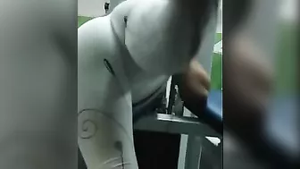 Candid Video Big Ass Filmed At The Workout Gym