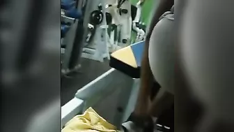 Candid Video Big Ass Filmed At The Workout Gym