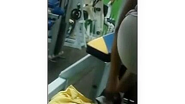 Candid Video Big Ass Filmed At The Workout Gym