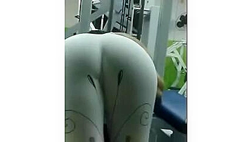 Candid Video Big Ass Filmed At The Workout Gym