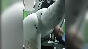 Big Ass In Tight Pants Filmed With Spy Camera At Gym