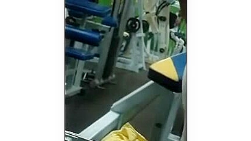 Big Ass In Tight Pants Filmed With Spy Camera At Gym